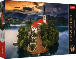 Trefl PUZZLE PREMIUM Photo Odyssey Jezero Bled 68x48cm 1000 dílků
