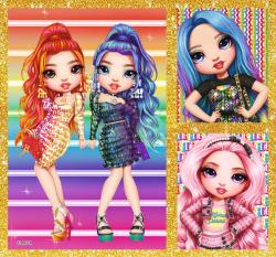 Trefl PUZZLE Rainbow High 10v1 skládačka 200 dílků