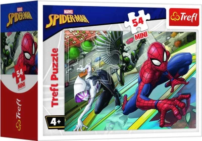 Trefl PUZZLE Spiderman Proti padouchům mini 20x13cm 54 dílků 4 druhy