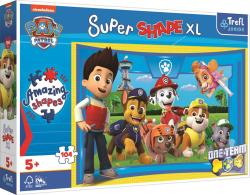 Trefl PUZZLE Super Shape XL Tlapková patrola Štěněcí kamarádi 60x40cm 104 dílků