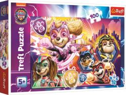 Trefl PUZZLE Tlapková patrola Mocní psí hrdinové 41x28cm skládačka 100 dílků