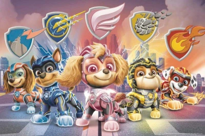 Trefl PUZZLE Tlapková patrola: Psie misie 60x40cm skladačka 24 dielikov Maxi