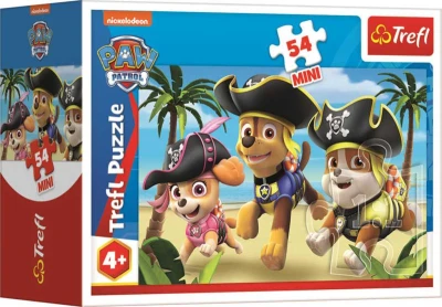 Trefl PUZZLE Tlapková patrola Spoločné dobrodružstvá mini 20x13cm 54 dielikov 4 druhy