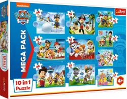 Trefl PUZZLE Tlapková Patrola: Spolehlivý tým 10v1 skládačka v krabici Trefl PUZZLE Tlapková Patrola: Spolehlivý tým 10v1 skládačka v krabici