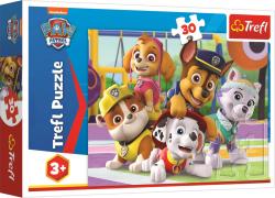 Trefl PUZZLE Tlapková patrola: Vždy včas 27x20cm skládačka 30 dílků Trefl PUZZLE Tlapková patrola: Vždy včas 27x20cm skládačka 30 dílků