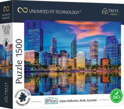 Trefl PUZZLE UFT Prémiové Odraz města Perth 85x85cm 1500 dílků skládačka