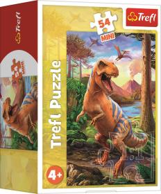 Trefl PUZZLE Úžasní dinosauři mini 20x13cm skládačka 54 dílků 4 druhy