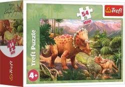 Trefl PUZZLE Úžasní dinosauři mini 20x13cm skládačka 54 dílků 4 druhy