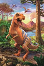 Trefl PUZZLE Úžasní dinosauři mini 20x13cm skládačka 54 dílků 4 druhy
