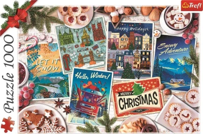 Trefl PUZZLE Vzpomínky na zimu 68x48cm skládačka 1000 dílků