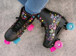 Raven Trista black trekové brusle