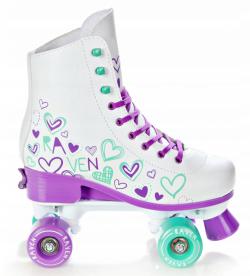 Raven Trista violet/mint dětské trekové brusle