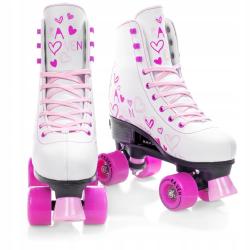 Raven Trista white/pink trekové brusle