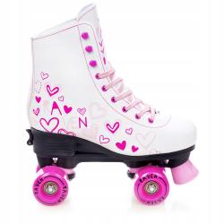 Raven Trista white/pink trekové brusle
