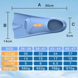 Agama Tréninkové plavecké ploutve SWIM TRAINNIG