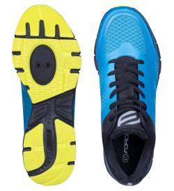 Force GO modro-černo-fluo cyklistické tretry
