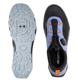 Force MTB/TOURIST VOYAGE fialové cyklistické tretry