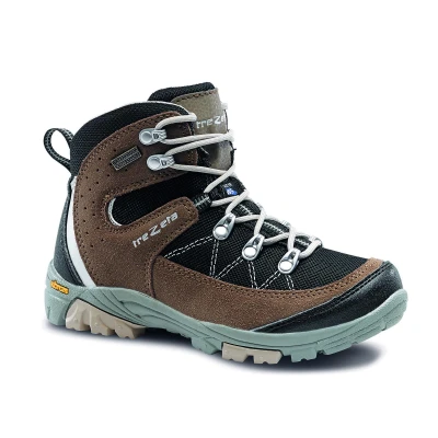 Trezeta Cyclone Wp Jr Black/Brown dětské turistické boty