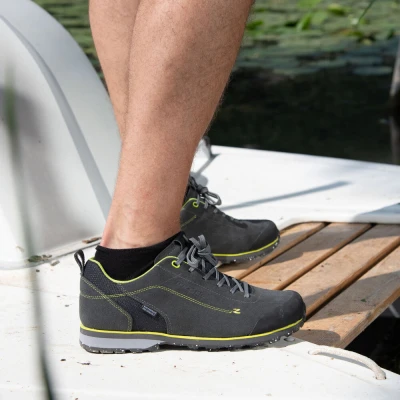 Trezeta Zeta Wp Dark grey/Lime pánské turistické boty