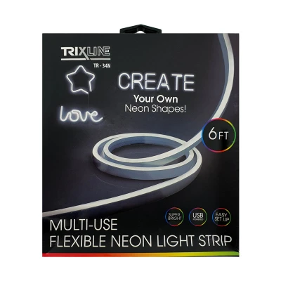 TRIXLINE LED pásek USB TR-34N 1,8m bílý neonový