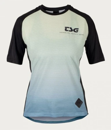 TSG Dres dámský Seen jersey krátký rukáv Blue matcha gradient