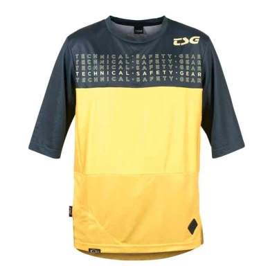 TSG Dres Swamp Jersey krátký rukáv okrovo-tmavě modrý