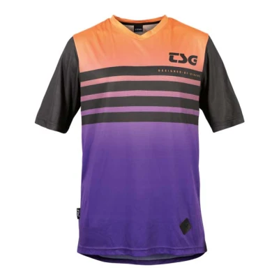 TSG Dres Waft Jersey krátký rukáv fialovo-oranžový dámský