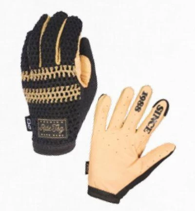 TSG Rukavice Slim Knit černo-žluté
