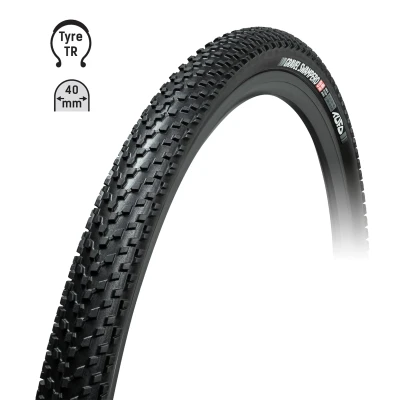 TUFO Plášť Gravel SWAMPERO 700x40C, bezduš. črn