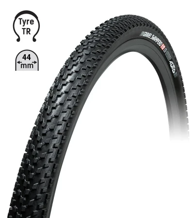 TUFO Plášť Gravel SWAMPERO 700x44C, bezduš. črn