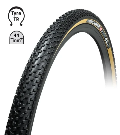 TUFO Plášť Gravel SWAMPERO 700x44C,bezduš .črn/béž