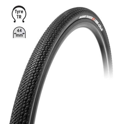 TUFO Plášť Gravel THUNDERO 700x44C, bezduš. črn