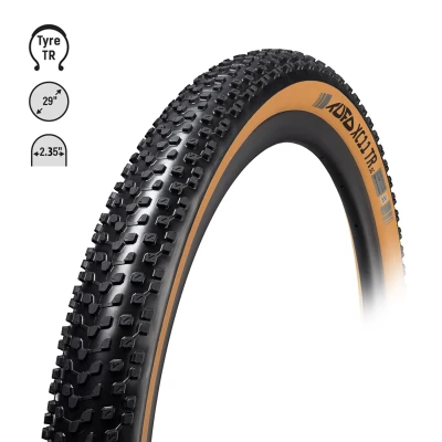 TUFO Plášť MTB XC11 TR 29" x2,35,kevlar,bezduš.béž.
