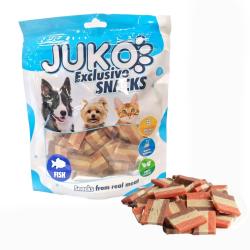 Tuna, codfish salmon small Fillets JUKO Snacks 250 g