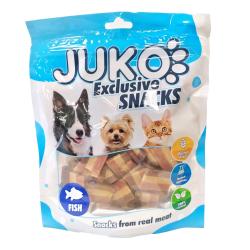 Tuna, codfish salmon small Fillets JUKO Snacks 250 g