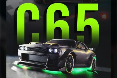 TURBO RACING 1/76 C65 DRIFT RC Car RTR (šedá) TURBO RACING 1/76 C65 DRIFT RC Car RTR (šedá)