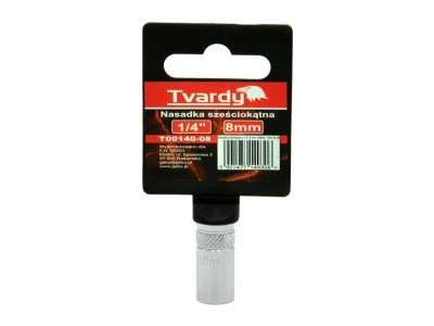 TVARDY Hlavice nástrčná 1/4" 8 mm TVARDY Hlavice nástrčná 1/4" 8 mm