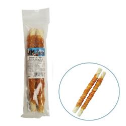 Tyč buvolí obalená kuřecím masem JUKO Snacks 25,5 cm (2 ks) Tyč buvolí obalená kuřecím masem JUKO Snacks 25,5 cm (2 ks)