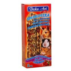 Tyčinka hlodavec s malinami a jahodami Dako (2 ks) Tyčinka hlodavec s malinami a jahodami Dako (2 ks)
