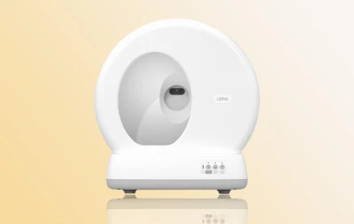 UBPet C10 Pro bílý inteligentní samočisticí kočičí záchod s kamerou