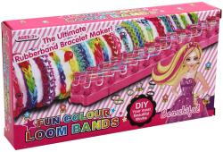 UDĚLEJ SI NÁRAMEK Gumičky barevné LOOM BANDS + tkalcovský stav