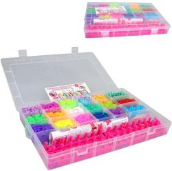 UDĚLEJ SI NÁRAMEK Gumičky barevné LOOM BANDS velká sada v boxu