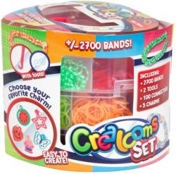 UDĚLEJ SI NÁRAMEK Gumičky LOOM BANDS 2700ks s doplňky box srdce