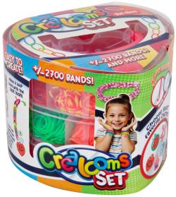 UDĚLEJ SI NÁRAMEK Gumičky LOOM BANDS 2700ks s doplňky box srdce