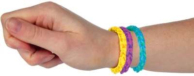 UDĚLEJ SI NÁRAMEK Gumičky LOOM BANDS 5000ks set s nástroji 4 barvy