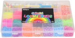 UDĚLEJ SI NÁRAMEK Gumičky LOOM BANDS 5600ks XL set s doplňky v boxu