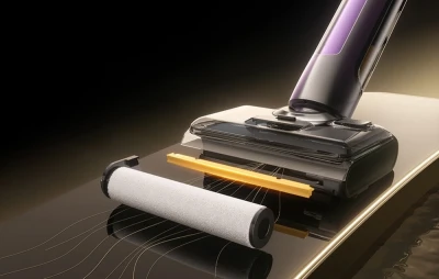 Ultenic AC1 Triflex tmavě fialový bezdrátový tyčový vysavač s mopováním