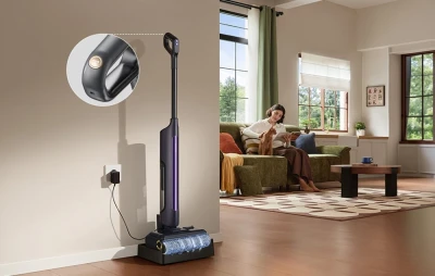 Ultenic AC1 Triflex tmavě fialový bezdrátový tyčový vysavač s mopováním