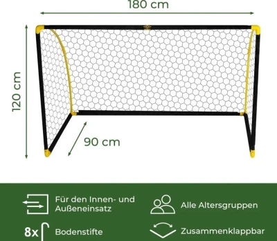 Umbro Futbalová bránka prenosná 180x90x120cm