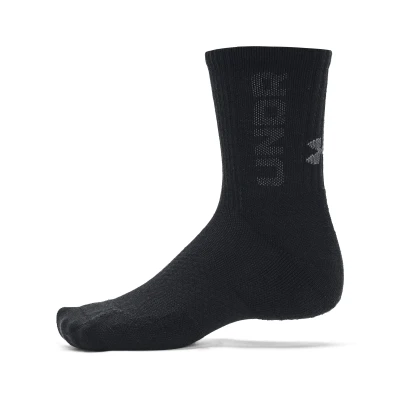 Under Armour 3 PACK-UA 3-Maker Mid-Crew-BLK ponožky